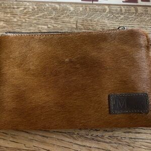 Montana West Hair on Hide clutch
